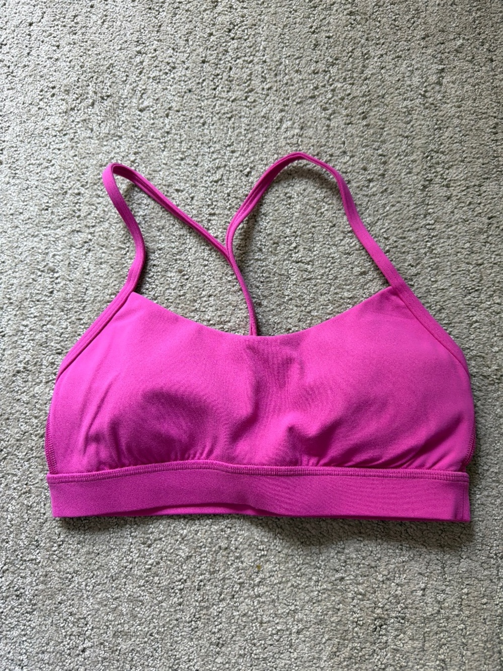 sonic pink flow y bra